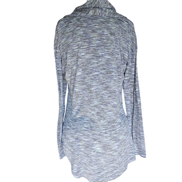 Knox Rose Layering Fall Winter School Work Cowl Neck Heathered Casual XL Tunic - Picture 5 of 10